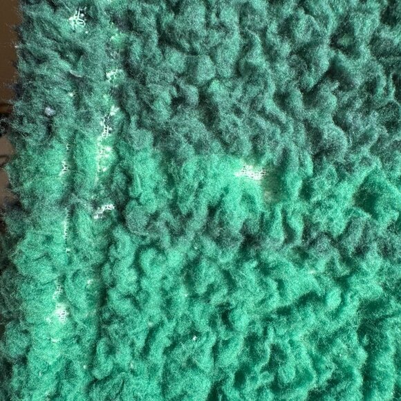 American Eagle Green/Blue Plaid Tree Throw 50 x 60 - Picture 6 of 13